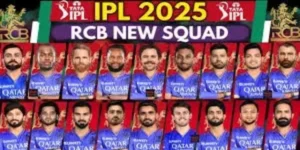 RCB : RCB Squad 2025 (Full Squad)